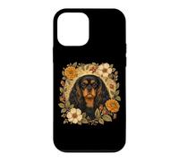 Carcasa para iPhone 12 Mini Vintage Flowers Black Tan Cavalier King Charles Spaniel Dog