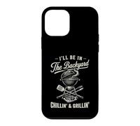 Carcasa para iPhone 12 Mini Vintage I'Ll Be In The Backyard Charcoal Grill Master