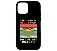 Carcasa para iPhone 12 Mini Vintage Piensan Que Estoy Loco Pero Me Gusta Bravas Lover