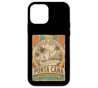 Carcasa para iPhone 12 Mini Vintage Punta Cana Travel Souvenir Landmark Turista Regalo