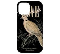 Carcasa para iPhone 12 Mini Vintage Ringneck Paloma Observación de Aves Arte Naturaleza Amor Pájaros