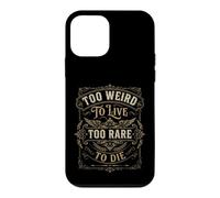 Carcasa para iPhone 12 Mini Vintage Too Weird To Live - Diseño Ornamental Occidental