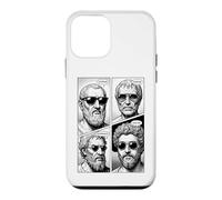 Carcasa para iPhone 12 Mini Virtudes estoicas Sabiduría Templanza Justicia Coraje Comic