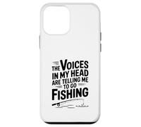 Carcasa para iPhone 12 Mini Voces en mi Cabeza me Dicen Que Vaya a Pescar