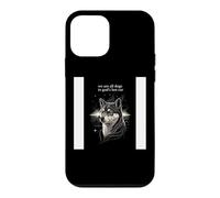 Carcasa para iPhone 12 Mini We Are All Dogs In God'S Hot Car Funny Dog Meme