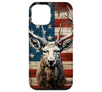 Carcasa para iPhone 12 Mini Whitetail Deer Buck Hunting Vintage Hunter American USA