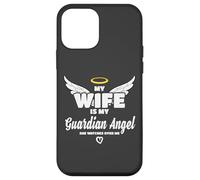 Carcasa para iPhone 12 Mini Wife Is My Angel She Watches Over Me In Memory