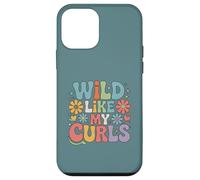 Carcasa para iPhone 12 Mini Wild Like My Curls Pelo Rizado Retro Vintage Floral