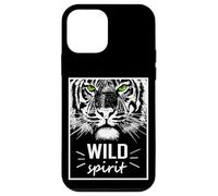 Carcasa para iPhone 12 Mini Wild Spirit Tiger Quotes Summer Illustration Graphic Design