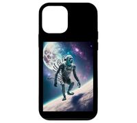Carcasa para iPhone 12 Mini Wild Wendigo Skinwalker in Space Illustration Graphic Design