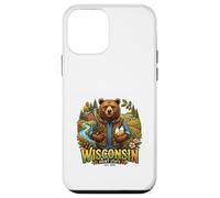 Carcasa para iPhone 12 Mini Wisconsin Granja Oso Campo Naturaleza Cosecha