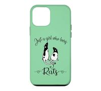 Carcasa para iPhone 12 Mini Womens Kids Cute Funny Girl Who Loves Pet Rats Lover