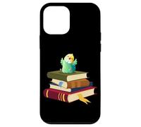 Carcasa para iPhone 12 Mini Womens Kids Girls Reading Books Happy Parakeet Lover