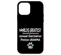Carcasa para iPhone 12 Mini Worlds Greatest German Puntero de Pelo Corto Abuela Perro Pata