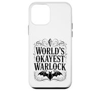 Carcasa para iPhone 12 Mini Worlds Okayest Warlock Humor Fantasía Diseño