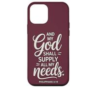 Carcasa para iPhone 12 Mini Y mi Dios suplirá Todas mis Necesidades Filipenses 4:19