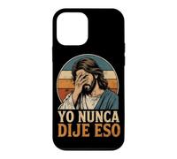 Carcasa para iPhone 12 Mini Yo Nunca Dije Eso Jesús Divertido Cristiano Español Cita Retro