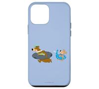 Carcasa para iPhone 12 Mini Yogi Bear Yogi and Boo Boo Going Swimming