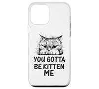 Carcasa para iPhone 12 Mini You Gotta Be Kitten Me Cat Lover Cat Persona Navidad