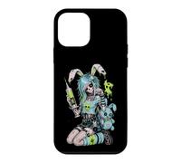 Carcasa para iPhone 12 Mini Zombie Goth Bunny Esqueleto Chica EMO Kawaii Goth Chica