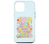 Carcasa para iPhone 12 Pro MAX 100 días de Escuela Smarter Kinder Stronger Braver Brighter