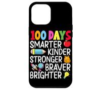 Carcasa para iPhone 12 Pro MAX 100 días más Inteligente Kinder Stronger Braver Brighter