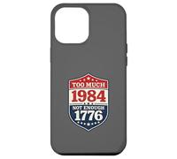Carcasa para iPhone 12 Pro MAX 1984 Referencia distópica Anti Tiranía Libertad Amante