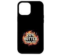Carcasa para iPhone 12 Pro MAX 20% Hotter Than You Llamas Divertido Sarcástico