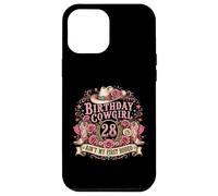Carcasa para iPhone 12 Pro MAX 28th Birthday Cowgirl 28 Year Old Country Western Girl Women