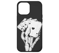 Carcasa para iPhone 12 Pro MAX 4 Ases Poker Mano Esqueleto Dedos