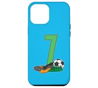 Carcasa para iPhone 12 Pro MAX 7. Cumpleaños Fútbol Jugador De Fútbol 7 Años GOL Deportes