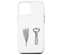 Carcasa para iPhone 12 Pro MAX Abridor de Botellas de Malta de Cerveza y Cebada clásico Retro removedor de Tapas