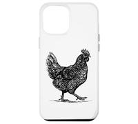 Carcasa para iPhone 12 Pro MAX Abstract Hen Illustration Farmhouse Country Graphic