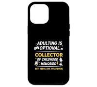 Carcasa para iPhone 12 Pro MAX Adulting is Optional Funny Collector Infancia Kidults