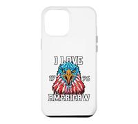 Carcasa para iPhone 12 Pro MAX Águila, I Love Americaw, 4 de Julio, América, Orgullo