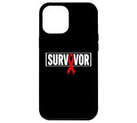 Carcasa para iPhone 12 Pro MAX Aids Survivor VIH Red Ribbon Aids Warrior - Día Mundial del SIDA
