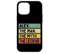 Carcasa para iPhone 12 Pro MAX Alex The Man The Myth The Legend - Cita Personalizada Divertida