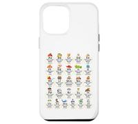 Carcasa para iPhone 12 Pro MAX Alfabeto fonética Gráfico de Sonido Montessori Animal ABC Aprendizaje
