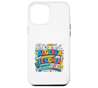 Carcasa para iPhone 12 Pro MAX Álgebra Educador Matemáticas Inspiración Diseño Colorido