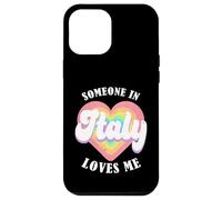 Carcasa para iPhone 12 Pro MAX Alguien En Italia Me Quiere Orgulloso Italiano Italia