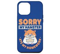 Carcasa para iPhone 12 Pro MAX Alumno: Lo Siento, mi hámster se comió mis Deberes, Cita de Regreso a la Escuela