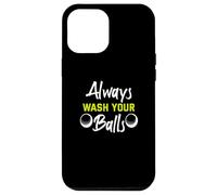 Carcasa para iPhone 12 Pro MAX Always Wash Your Balls Golf Jugador