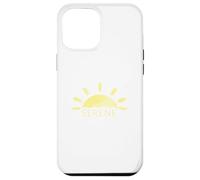 Carcasa para iPhone 12 Pro MAX Amanecer Sereno Sol Minimalista Naturaleza Tranquila