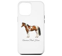 Carcasa para iPhone 12 Pro MAX American Paint Horse Hermosa Ecuestre