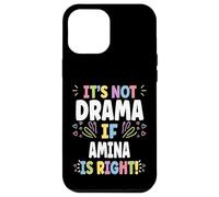 Carcasa para iPhone 12 Pro MAX Amina Personalized Women's Gift Custom Amina