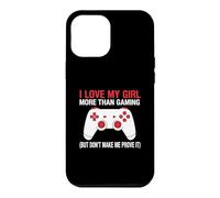 Carcasa para iPhone 12 Pro MAX Amo a mi Chica más Que Jugar Pero no me Hagas demostrarlo