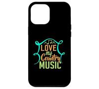 Carcasa para iPhone 12 Pro MAX Amo mi música Country para los fanáticos del Country Western