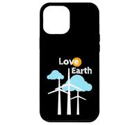 Carcasa para iPhone 12 Pro MAX Amor Tierra Cambio climático Energía renovable Energía eólica