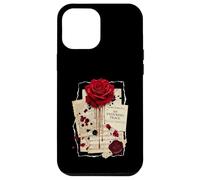 Carcasa para iPhone 12 Pro MAX An Enduring Trace Dark Academia Gothic Bleeding Rose Vintage