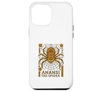 Carcasa para iPhone 12 Pro MAX Anansi la araña Historias Folclore de tramposos de África Occidental